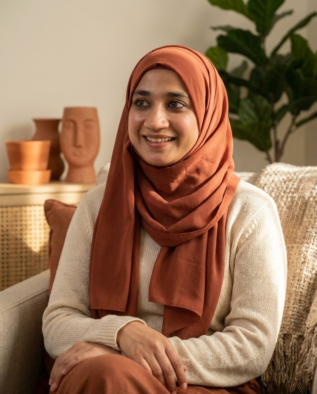 Sheerose Pardhan in her therapy office
